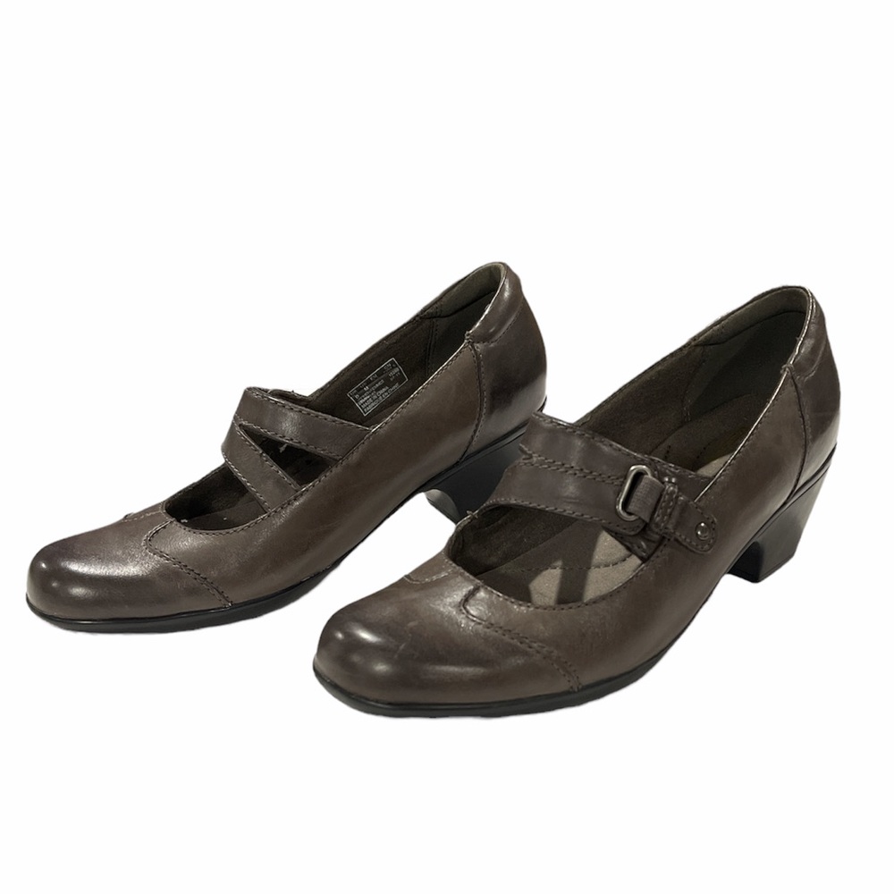 Clarks Leather Slip-on Mary Janes - Ingalls Siene  10W  0481 - Picture 2 of 15